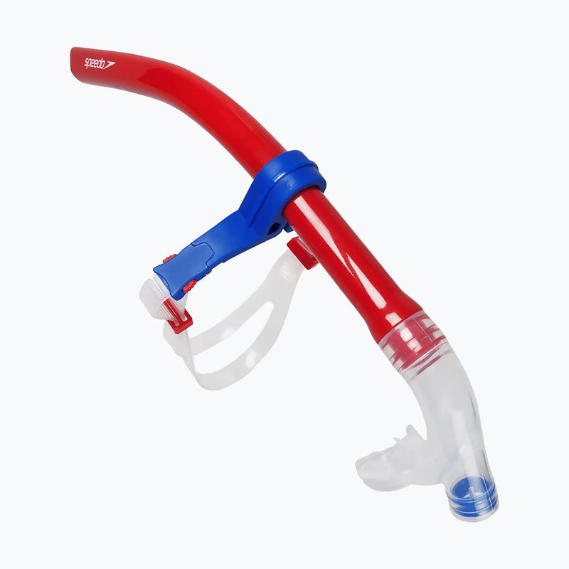 Rurka czołowa do pływania Speedo Centre fed red/blue flame 2