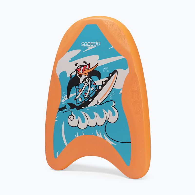 Deska do pływania Speedo Turtle Printed Float chima azue blue/fluro orange 2
