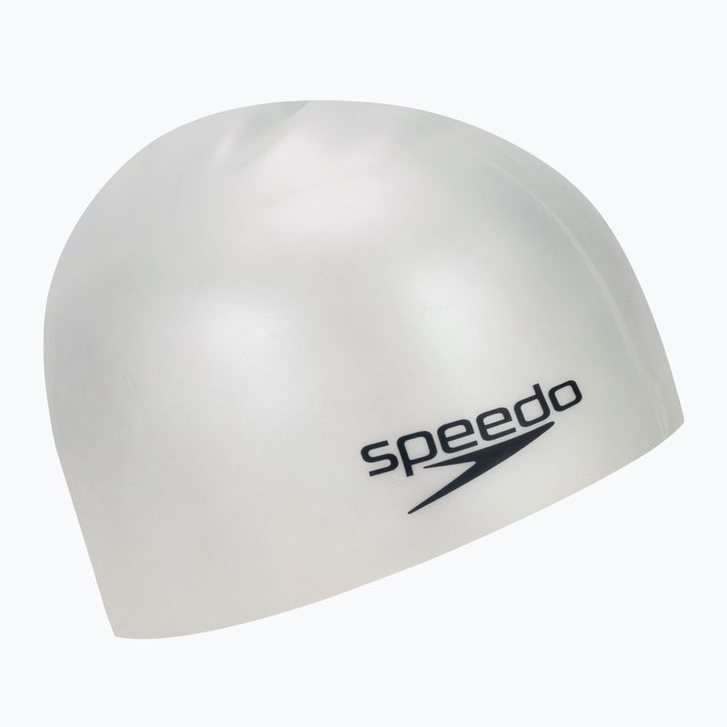 Czepek pływacki Speedo Plain Moulded Silicone white pearlescent