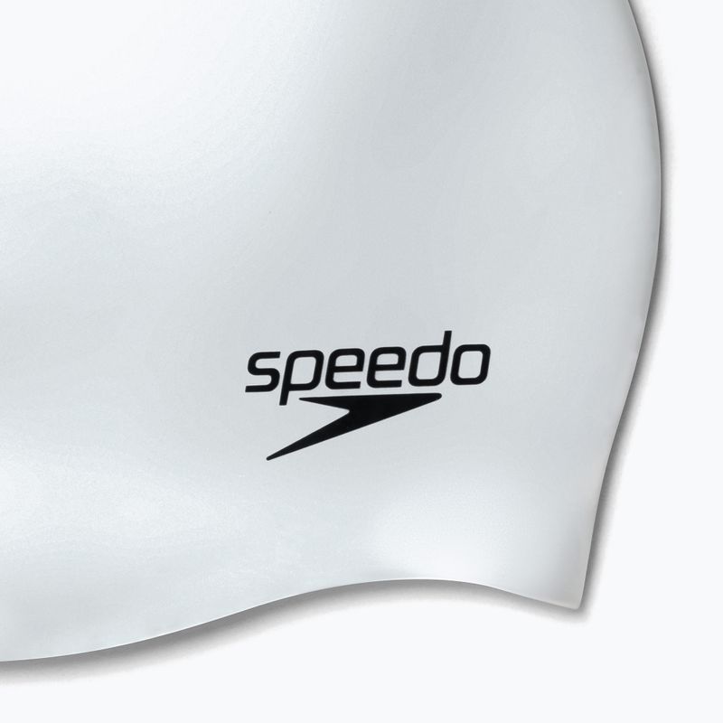 Czepek pływacki Speedo Plain Moulded Silicone white pearlescent 6