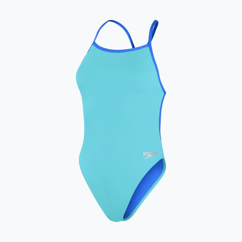 Strój pływacki jednoczęściowy damski Speedo Solid Vback blue/blue