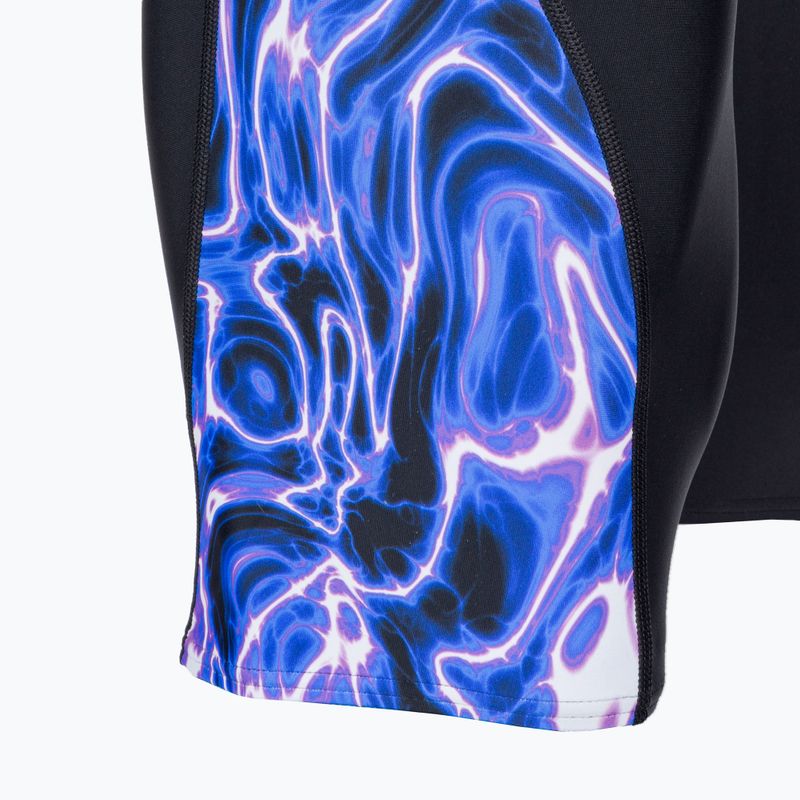 Jammery pływackie męskie Speedo Allover Digital V-Cut Jammer black/blue 4