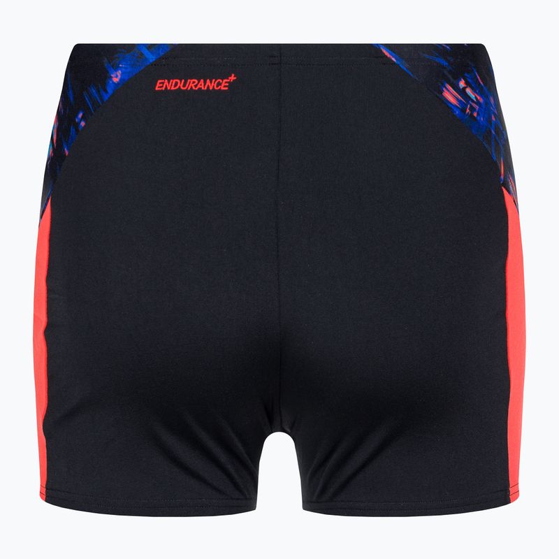 Bokserki pływackie męskie Speedo Eco END+ Splice Aquashort black/orange 2
