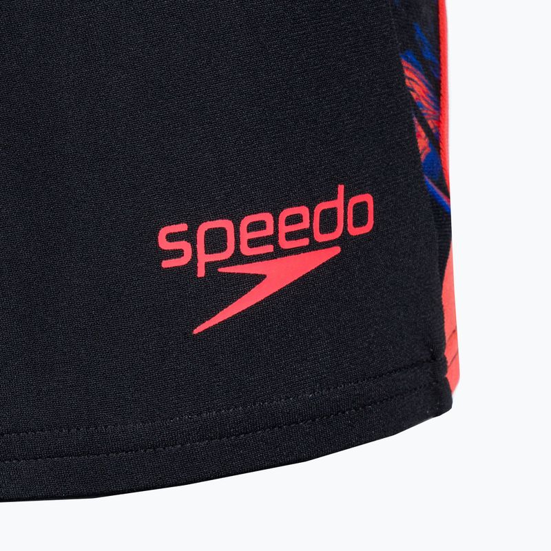 Bokserki pływackie męskie Speedo Eco END+ Splice Aquashort black/orange 3