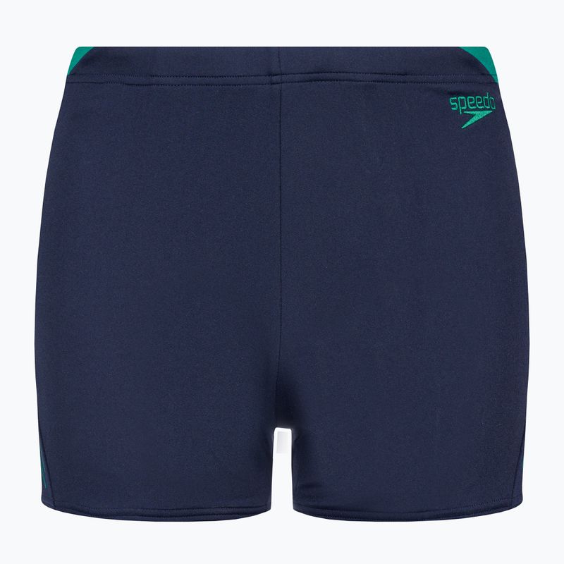 Bokserki pływackie męskie Speedo Hyper Boom Splice Aquashort navy/green