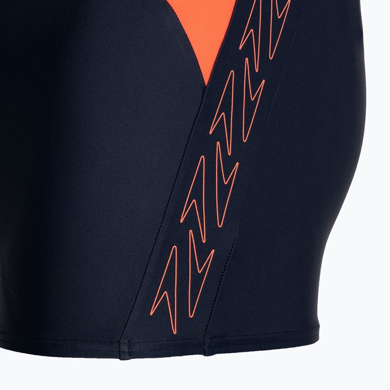 Bokserki pływackie dziecięce Speedo HyperBoom Splice Aquashort navy/orange 3
