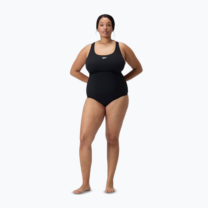 Strój pływacki jednoczęściowy damski Speedo Endurance+ Medalist Plus Size black 2