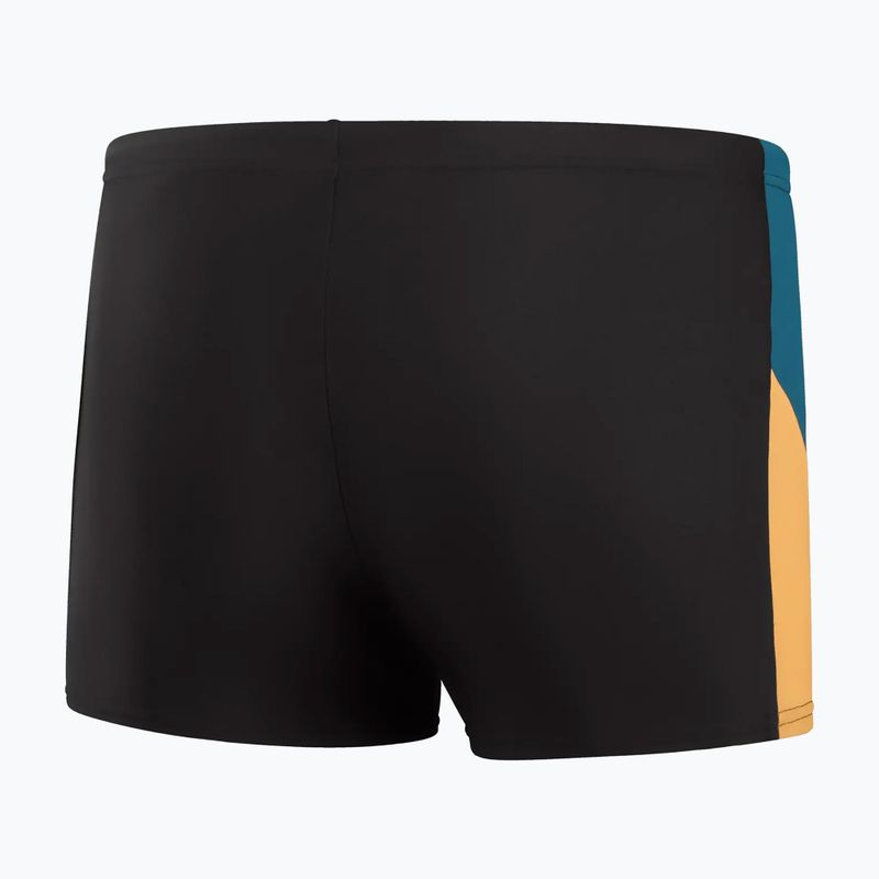 Bokserki pływackie męskie Speedo Dive Aquashort black/dark teal/mandarin peel 2