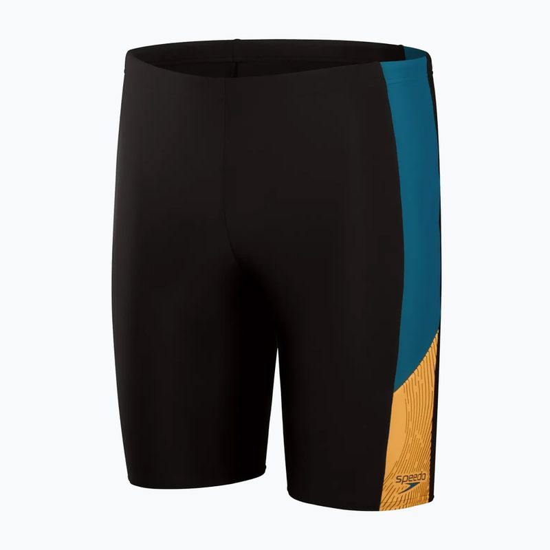 Jammery pływackie męskie Speedo Dive Jammer black/dark teal/mandarin peel