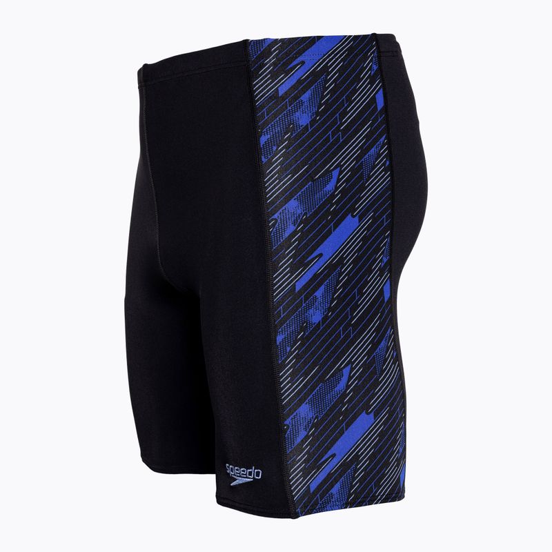 Jammery pływackie męskie Speedo Hyperboom black/curious blue/true cobalt 3