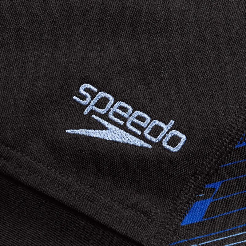 Bokserki pływackie męskie Speedo HyperBoom Panel Aquashort black/curious blue/true cobalt 3