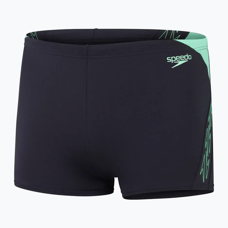 Bokserki pływackie męskie Speedo Hyper Boom Splice true navy/herlequin green