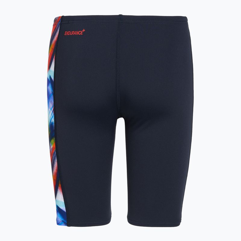 Jammery pływackie dziecięce Speedo Digital Panel Jammer black/red 2