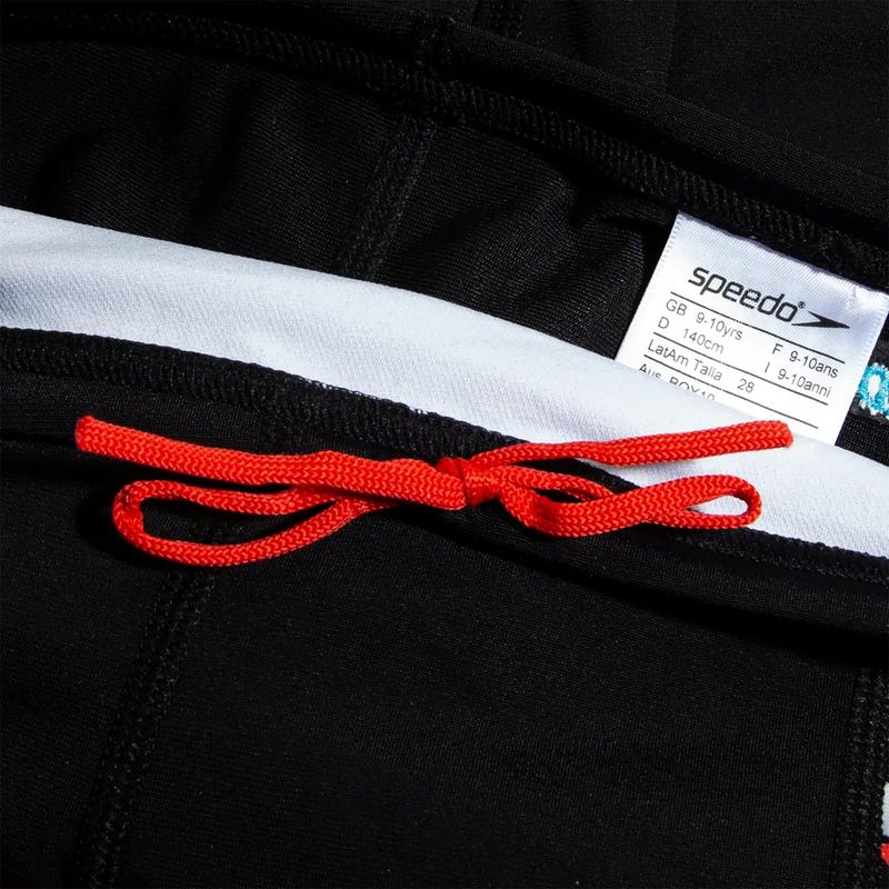 Jammery pływackie dziecięce Speedo Digital Panel Jammer black/white/watermelon 3