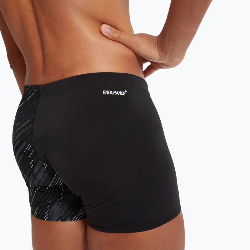 Bokserki pływackie męskie Speedo HyperBoom V-Cut Aquashort black/usa charcoal/white 8