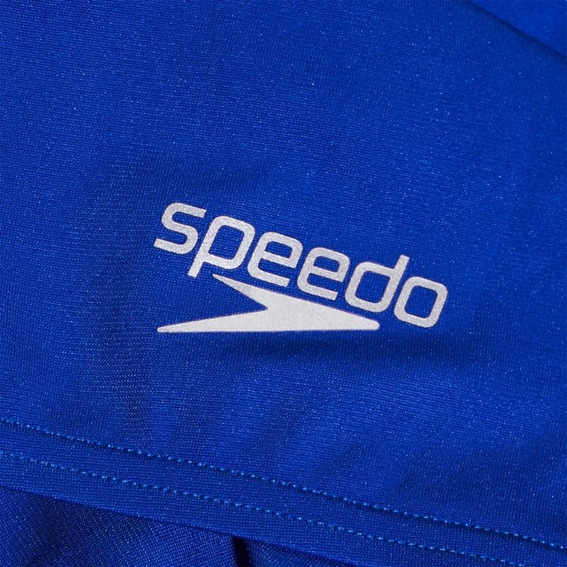 Jammery pływackie dziecięce Speedo Placement V Cut Digital true cobalt/watermelon/sweep purple 4