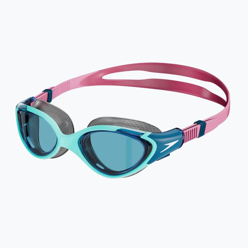 Okulary do pływania damskie Speedo Biofuse 2.0 marine blue/peacock/funny pink