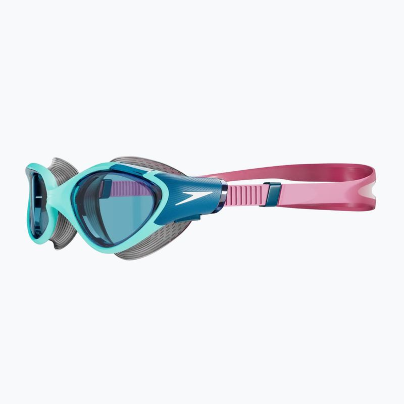 Okulary do pływania damskie Speedo Biofuse 2.0 marine blue/peacock/funny pink 2