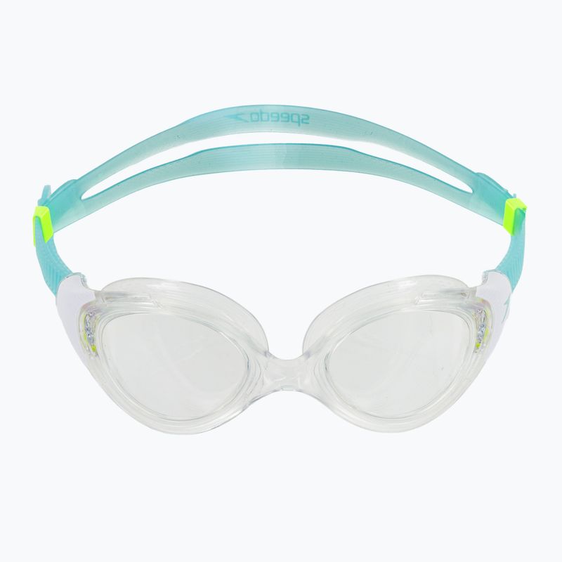 Okulary do pływania damskie Speedo Biofuse 2.0 clear/white/marine blue/clear 2