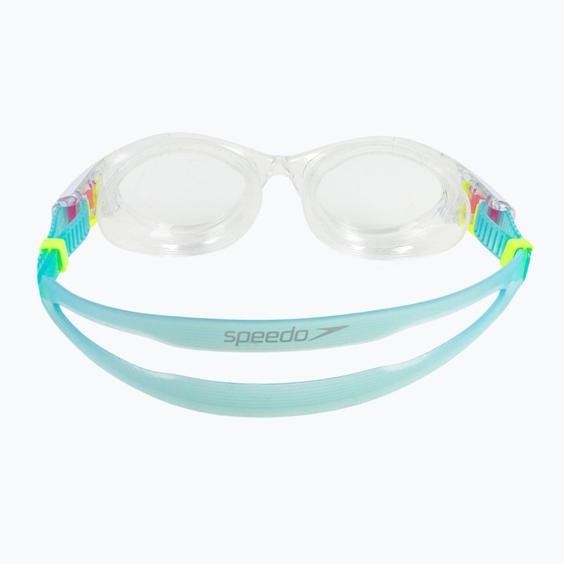 Okulary do pływania damskie Speedo Biofuse 2.0 clear/white/marine blue/clear 4