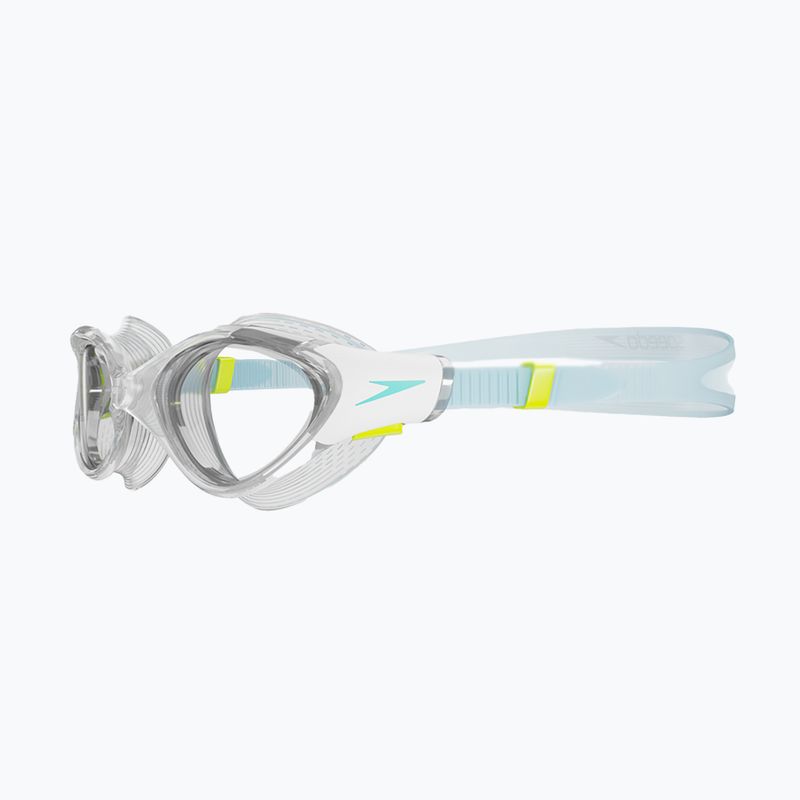 Okulary do pływania damskie Speedo Biofuse 2.0 clear/white/marine blue/clear 2