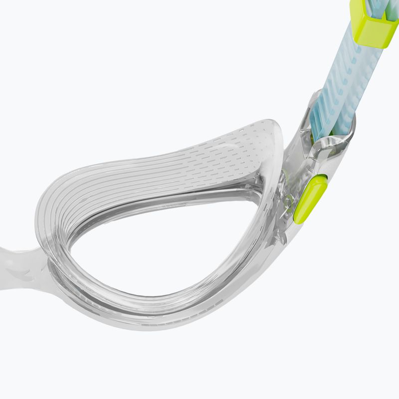 Okulary do pływania damskie Speedo Biofuse 2.0 clear/white/marine blue/clear 4