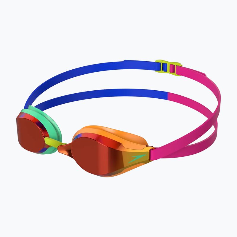 Okulary do pływania Speedo Fastskin Speedsocket 2 Mirror harlequin green/mandarin peel/true cobalt 2