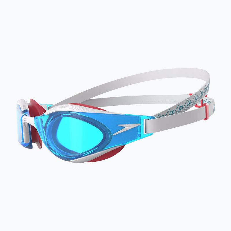 Okulary do pływania Speedo Fastskin Hyper Elite white/bolt/radiant red 2