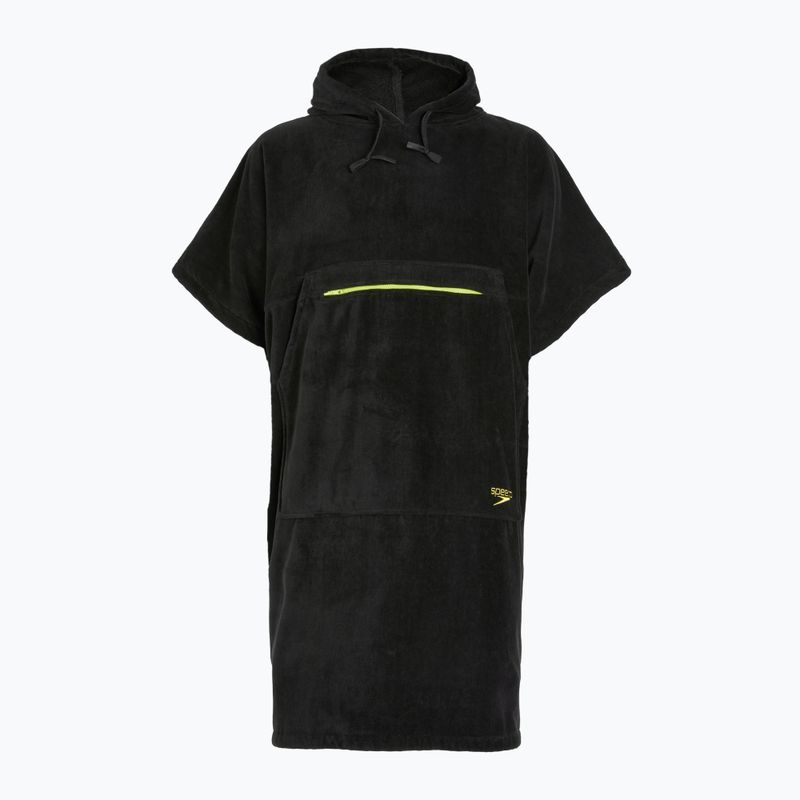 Ponczo Speedo Swim Poncho S black/hyper yellow