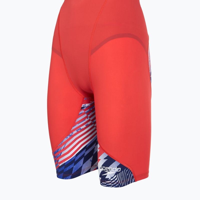 Strój pływacki Speedo Fastskin LZR Ignite Kneeskin flame red/bolt/white 3