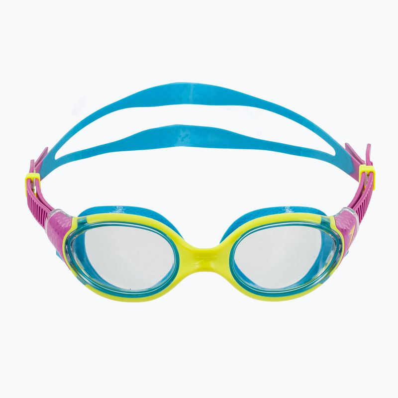 Okulary do pływania dziecięce Speedo Biofuse 2.0 lemon drizzle/kiki pink/picton blue 2