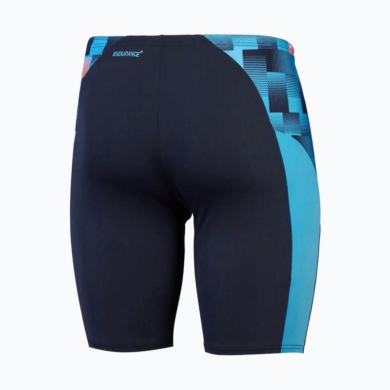 Jammery pływackie męskie Speedo Endurance+ MAX Splice Jammer true navy/picton blue/siren red 2