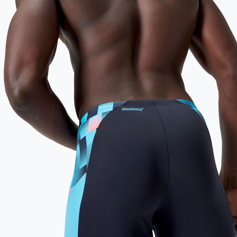 Jammery pływackie męskie Speedo Endurance+ MAX Splice Jammer true navy/picton blue/siren red 9