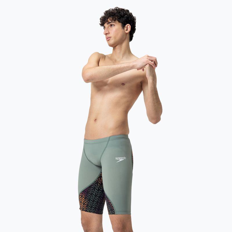 Jammery pływackie męskie Speedo Fastskin LZR Ignite Jammer country green/black/nectarine 3