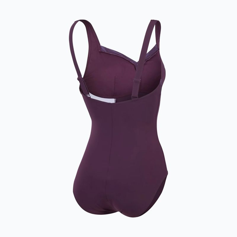 Strój pływacki jednoczęściowy damski Speedo Shaping Printed LunaElustre One Piece plum dandy 2