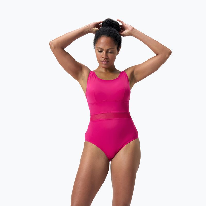 Strój pływacki jednoczęściowy Speedo Shaping LuniaGlow One Piece magenta haze 5