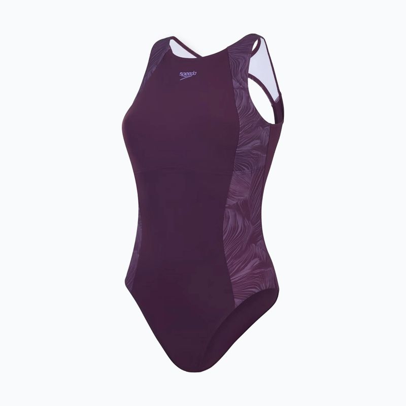 Strój pływacki jednoczęściowy Speedo Shaping LapisNite One Piece plum dandy