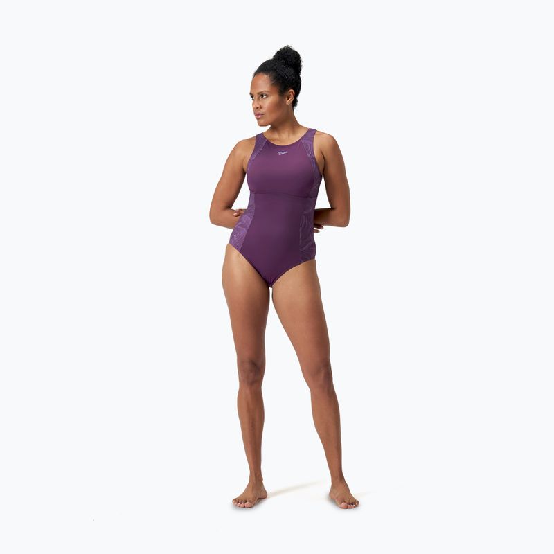 Strój pływacki jednoczęściowy Speedo Shaping LapisNite One Piece plum dandy 6