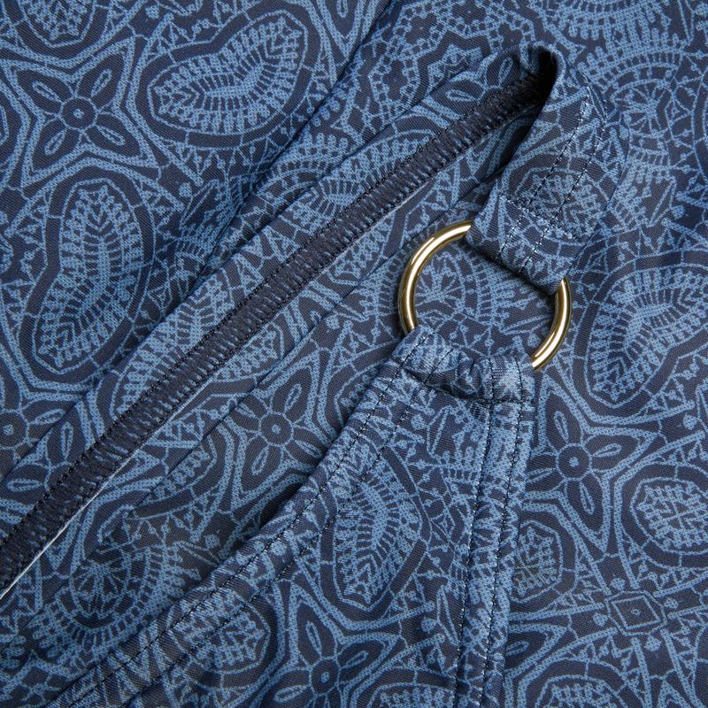 Strój pływacki jednoczęściowy damski Speedo Shaping Printed V Neck One Piece spruce blue/washed blue 3