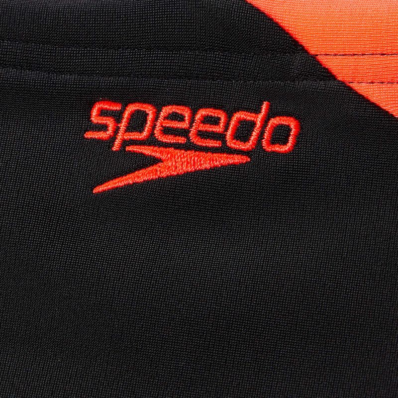 Bokserki pływackie dziecięce Speedo HyperBoom Splice Aquashort black/siren red 3