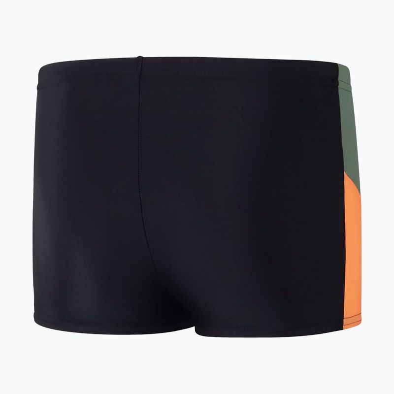 Bokserki pływackie dziecięce Speedo Dive Aquashort black/country green/nectarine 2