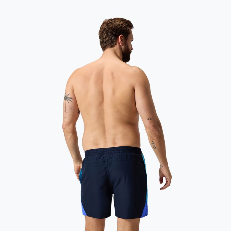 Szorty kąpielowe męskie Speedo HyperBoom Splice 16" true navy/berry 7