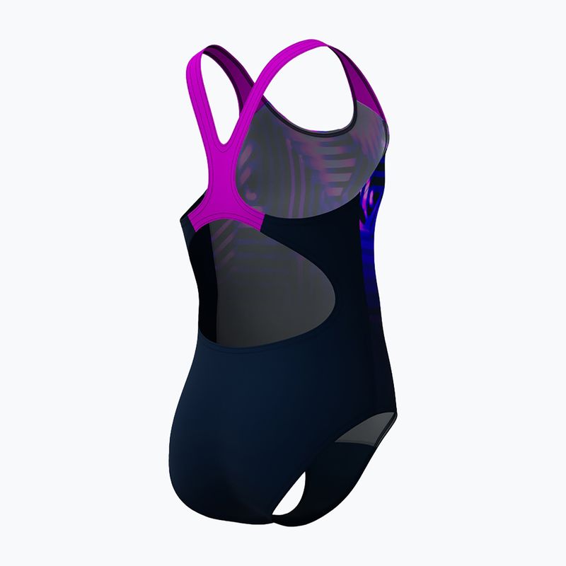 Strój pływacki jednoczęściowy dziecięcy Speedo Digital Placement Splashback diva 4