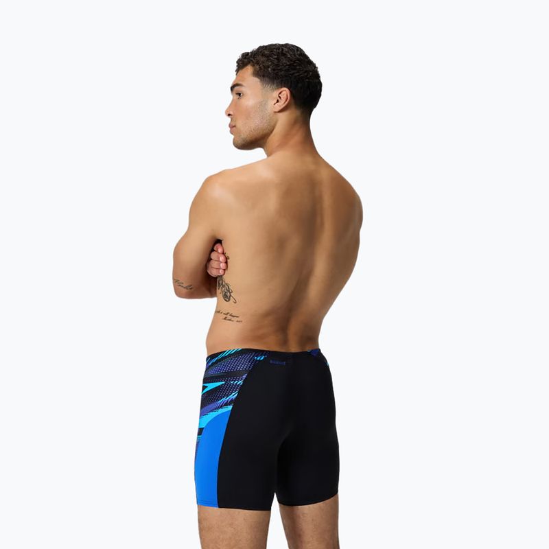 Jammery pływackie męskie Speedo Endurance+ Max Splice Jammer black/cobalt pop 6
