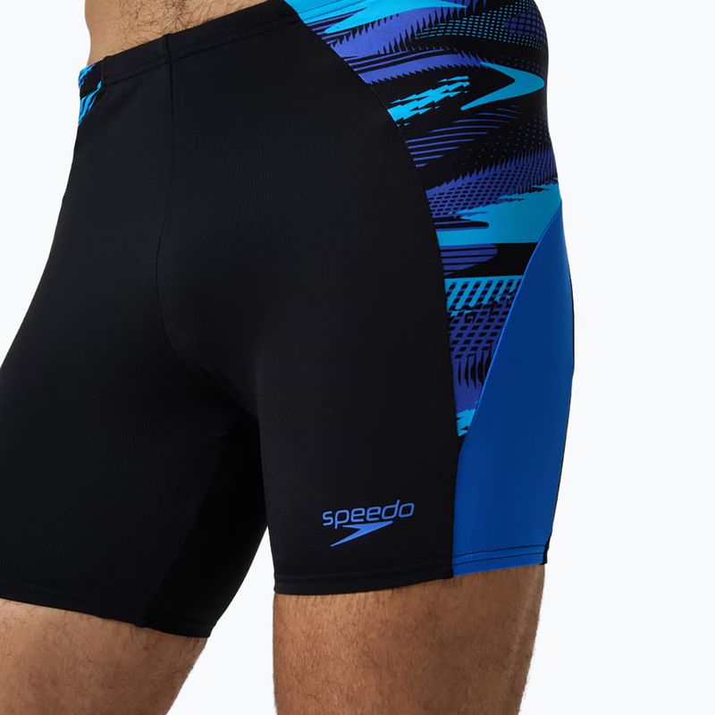 Jammery pływackie męskie Speedo Endurance+ Max Splice Jammer black/cobalt pop 8