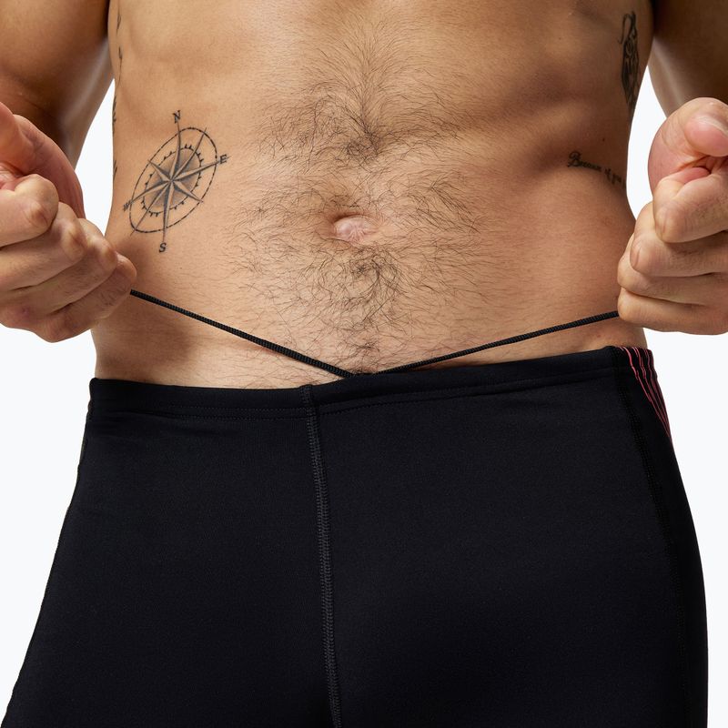 Bokserki pływackie męskie Speedo Tech Panel Aquashort black/coral sands 3