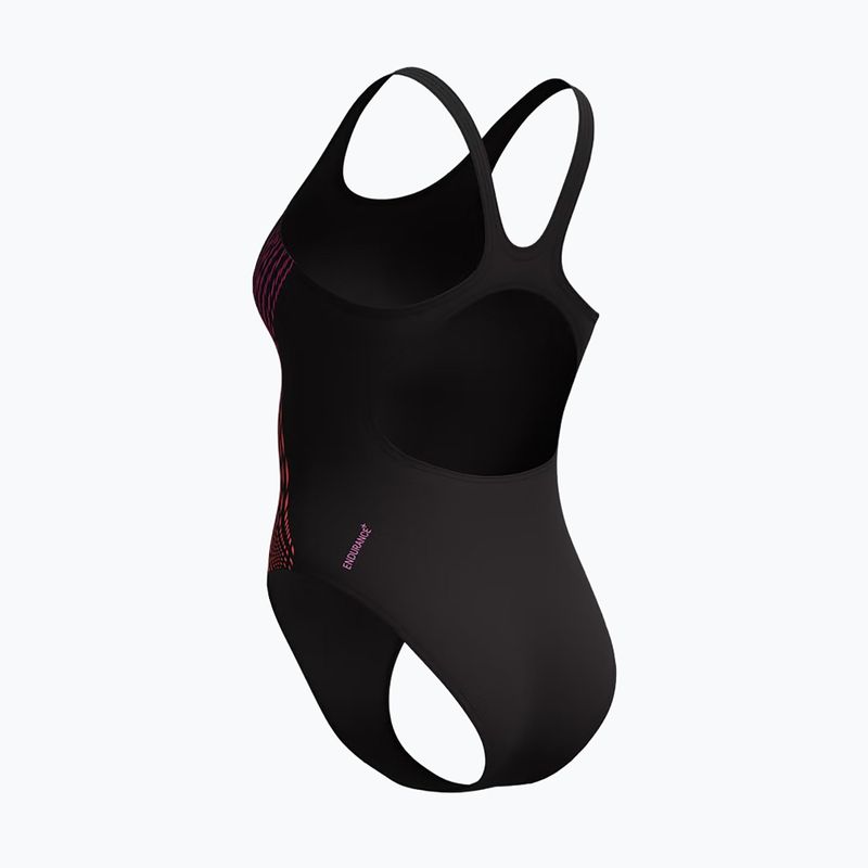 Strój pływacki jednoczęściowy damski Speedo Placement Muscleback neon violet 5