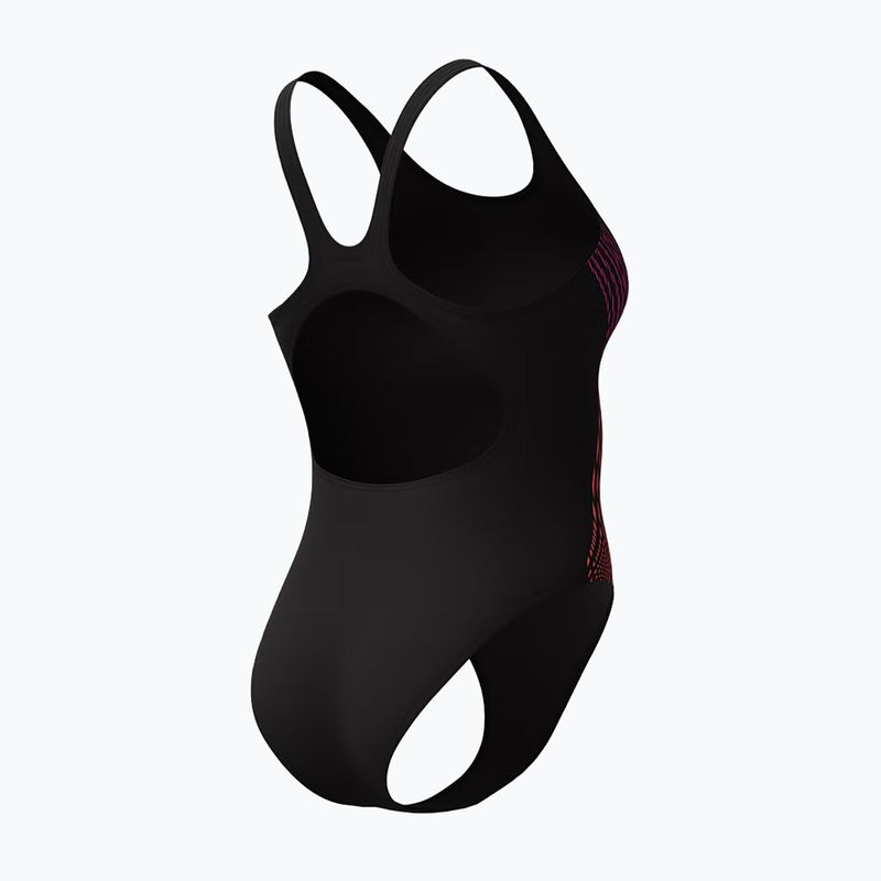 Strój pływacki jednoczęściowy damski Speedo Placement Muscleback neon violet 6