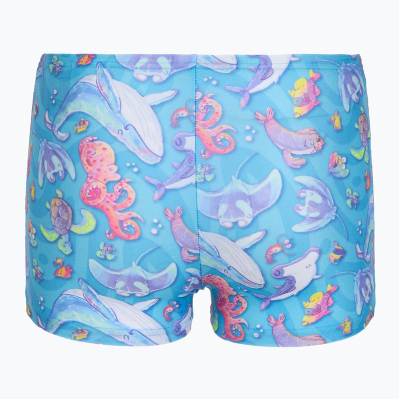 Strój pływacki dwuczęściowy dziecięcy Speedo Learn To Swim Digital Rash Top Set turkish sea 8