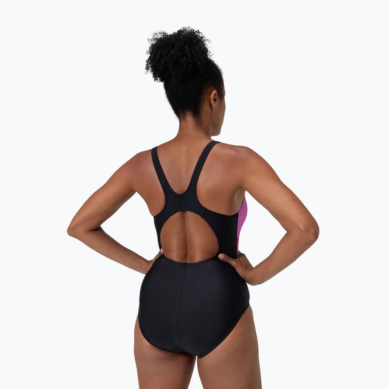 Strój pływacki jednoczęściowy damski Speedo Colourblock 2.0 neon violet 3